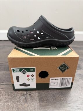 Muck Little Kids' 11 Black Muckster Lite EVA Clog